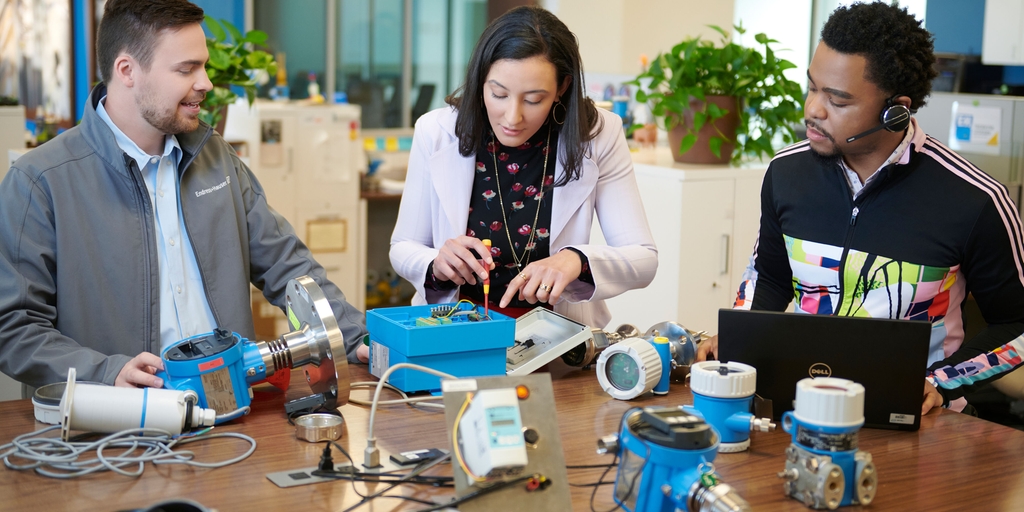Process training unit Process automation and instrumentation training at Endress+Hauser