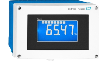 Loop-powered process indicator RIA16 for field mounting