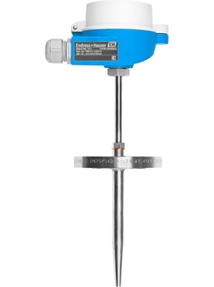 Industrial temperature sensor with flange process connection